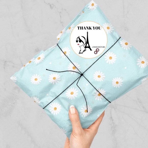 Thank you Stickers  / Thank You STICKERS  Finish gloss - Picture 2 of 10